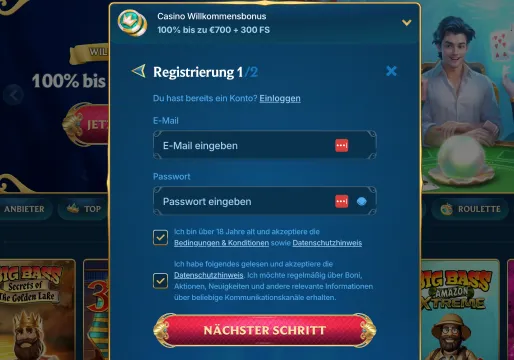 registrieren Casino Aquawin